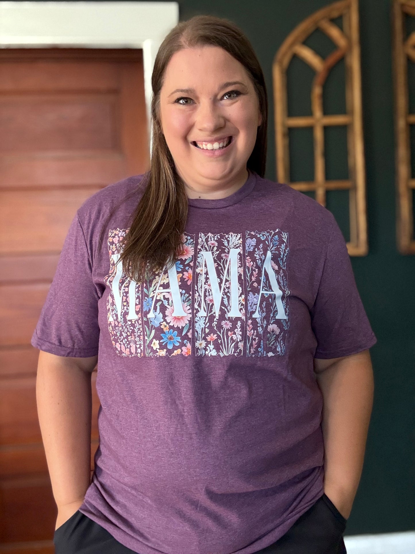 BOHO FLORAL MAMA TEE