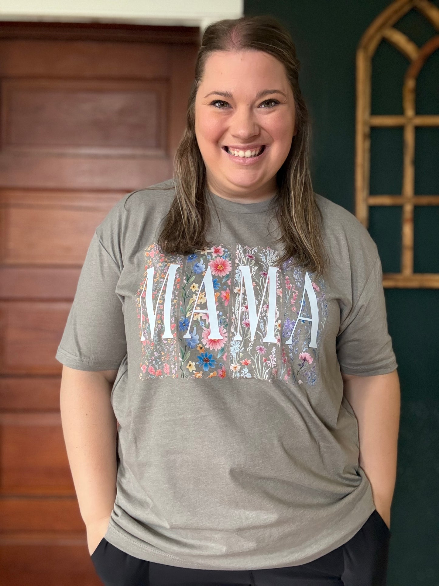 BOHO FLORAL MAMA TEE