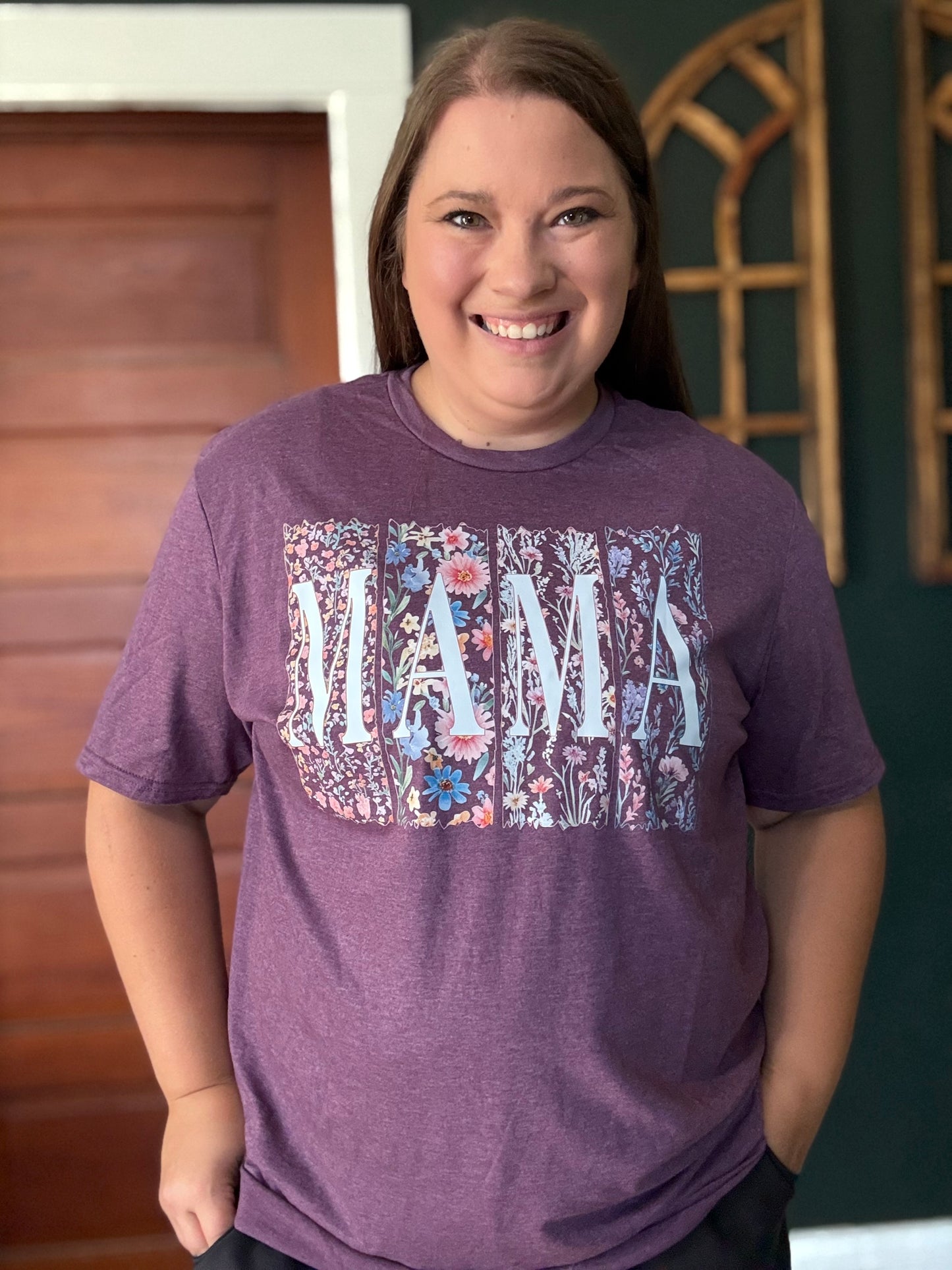 BOHO FLORAL MAMA TEE