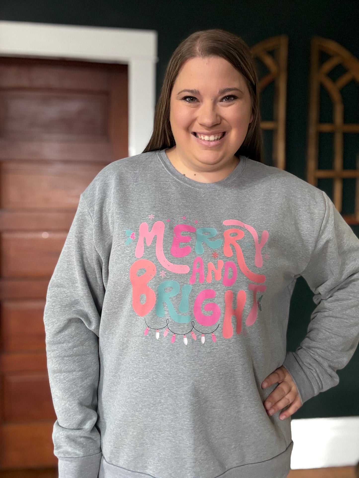MERRY & BRIGHT CREWNECK