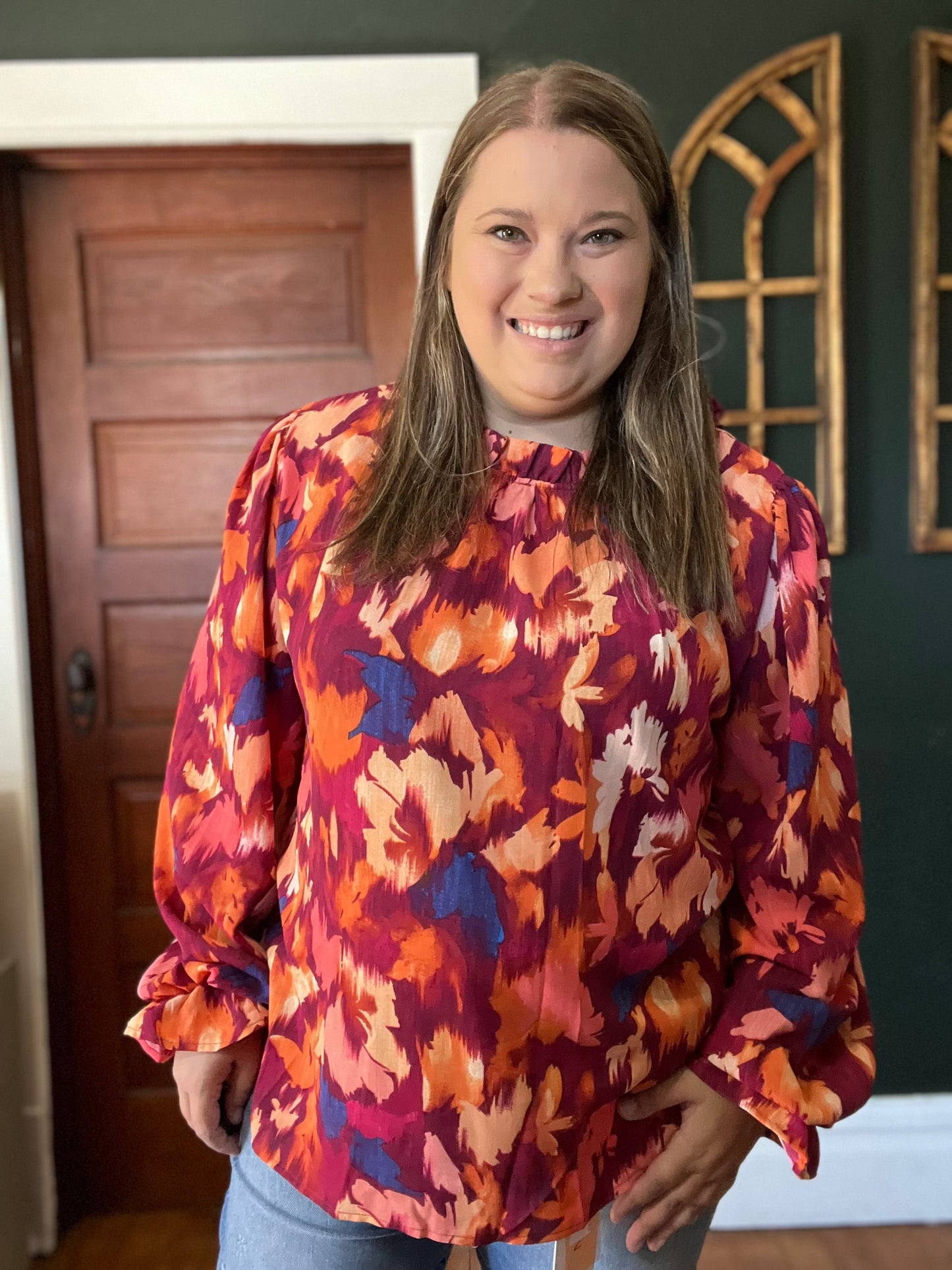 FALL WATER COLOR TOP