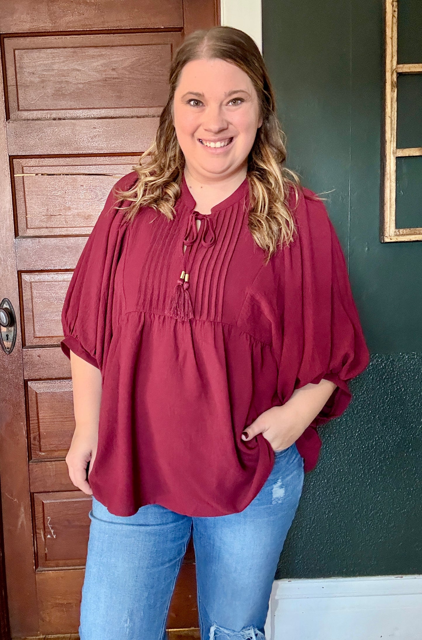 9 TO 5 BLOUSE