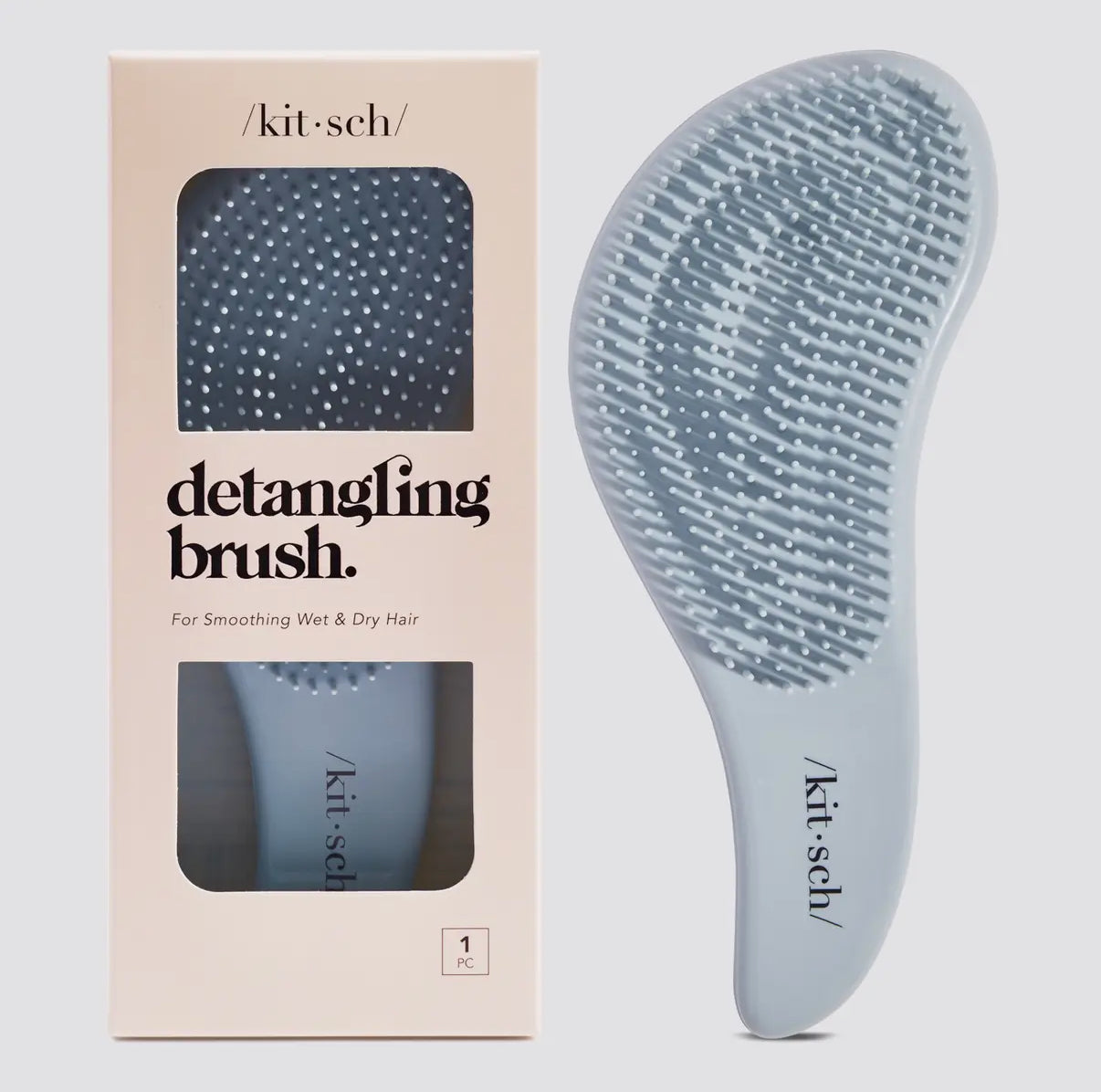 KITSCH DETANGLING BRUSH HAZE BLUE MWB