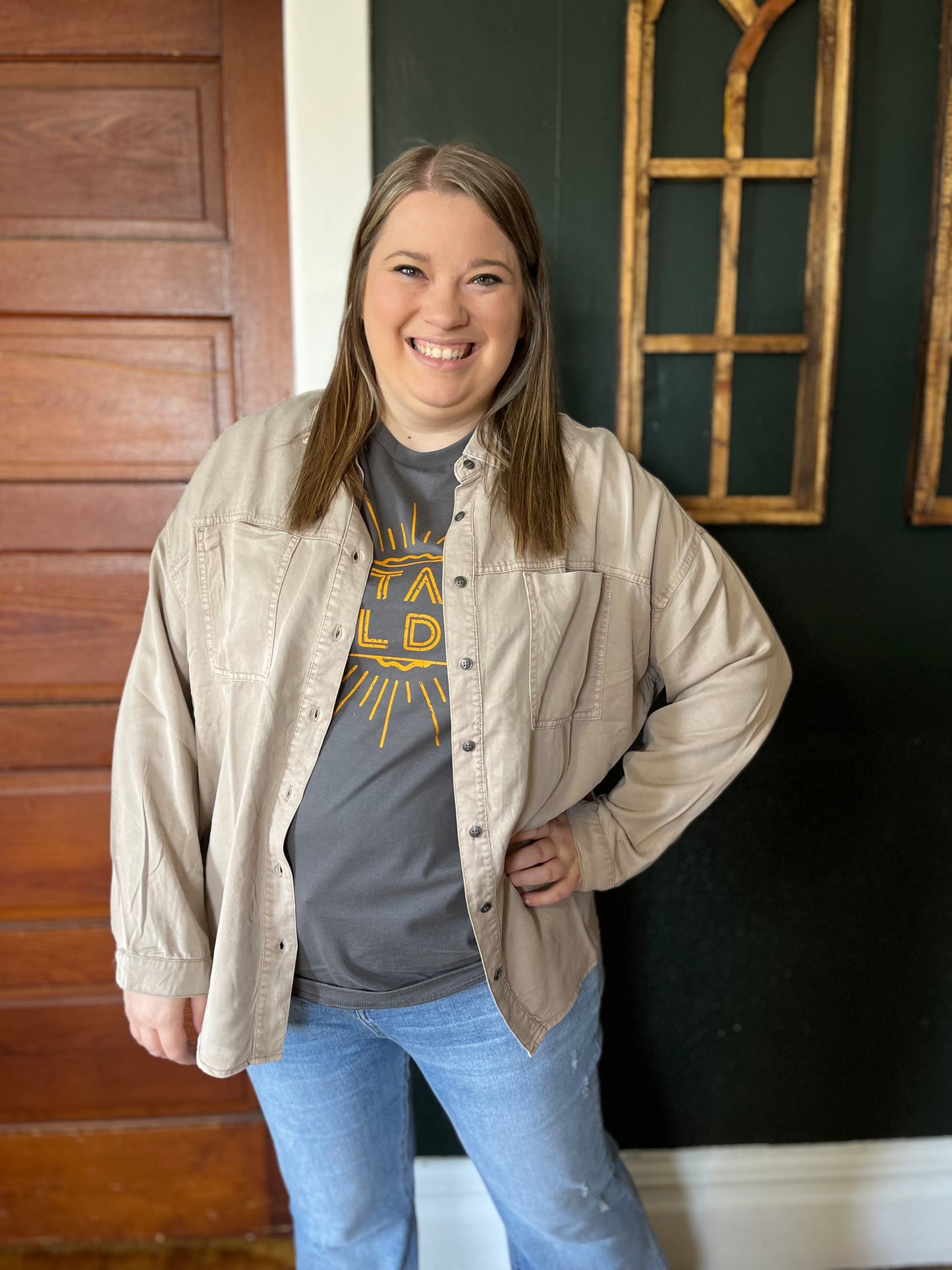 RISEN: OVERSIZED TENCIL SHIRTS