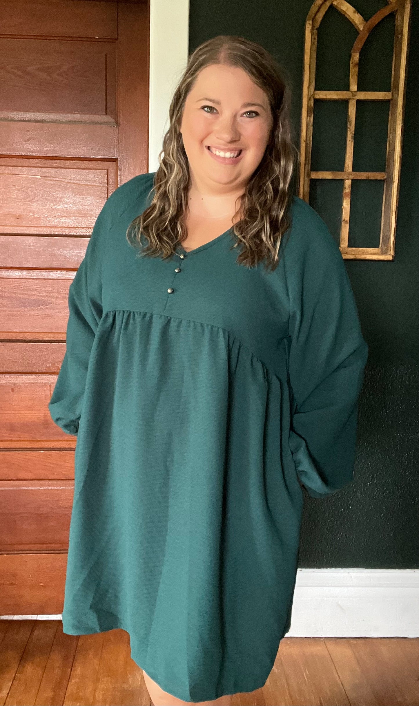 BUBBLE PEPLUM DRESS