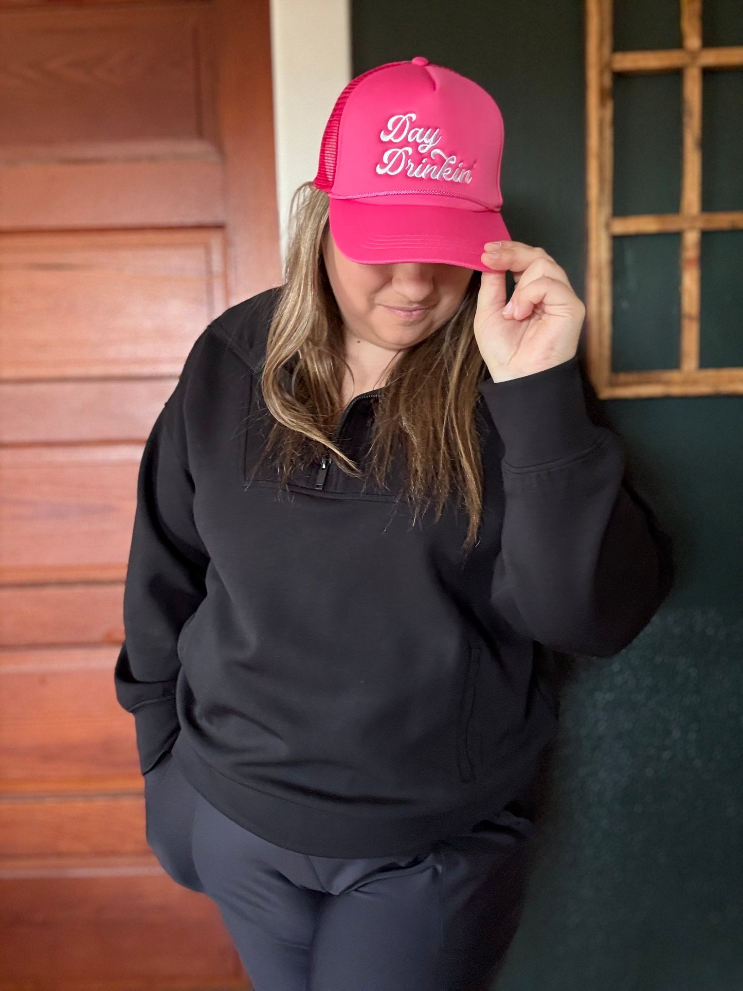 DAY DRINKIN’ HAT PINK