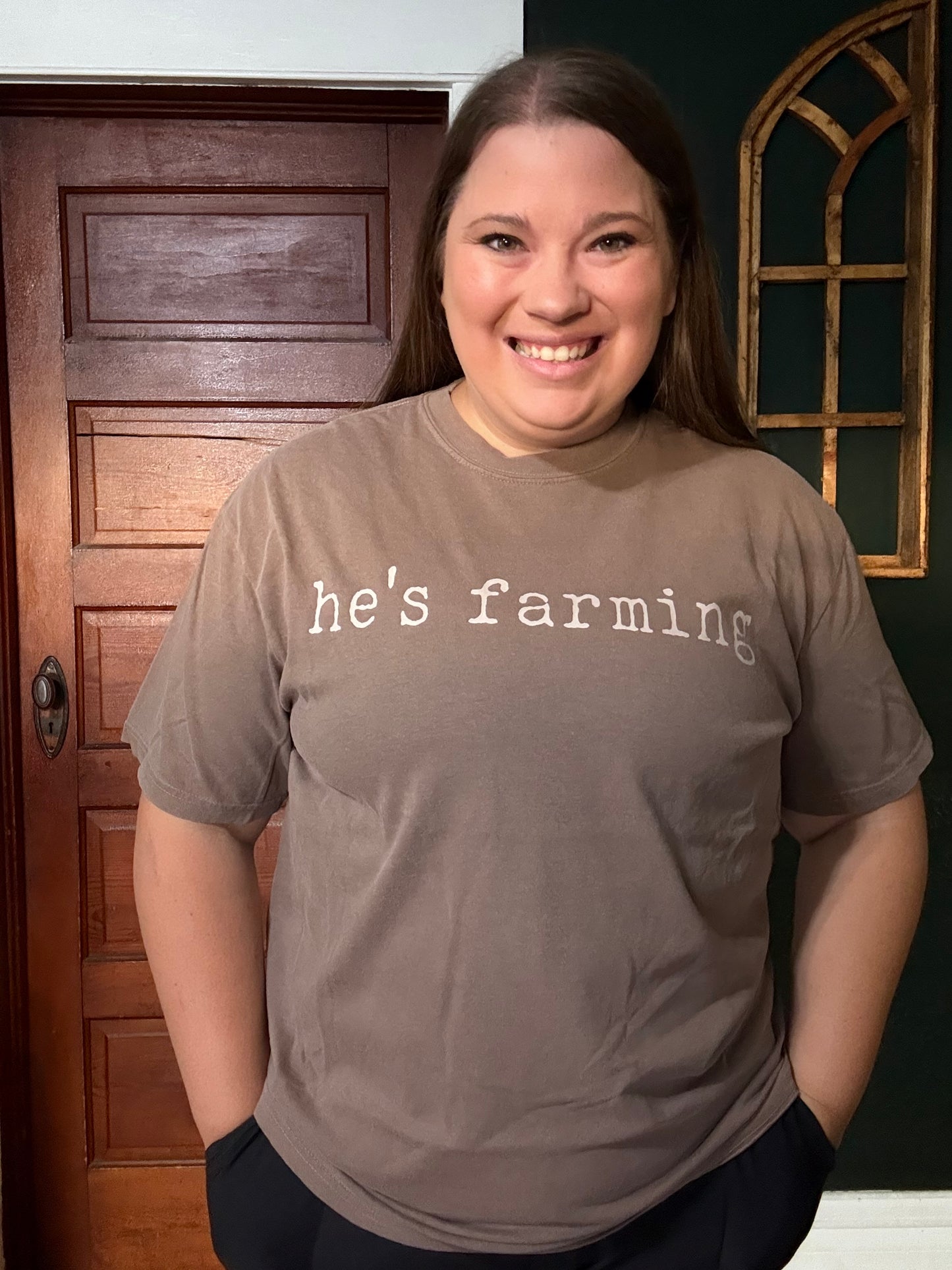HE’S FARMING TEE