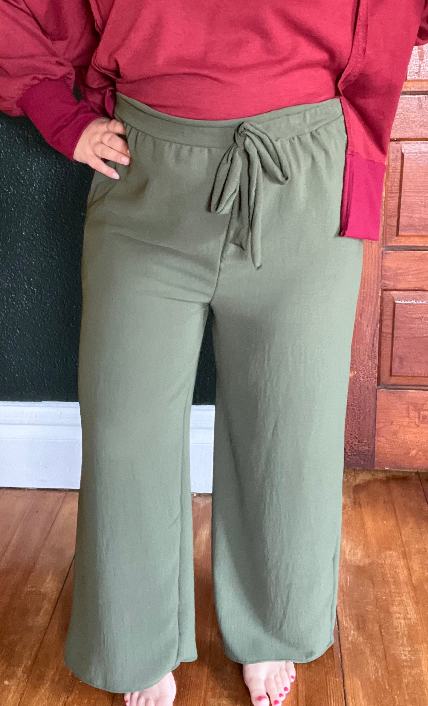 Working it paper bag pants