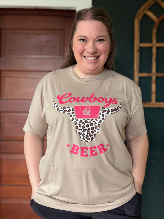 COWBOYS & BEER TEE