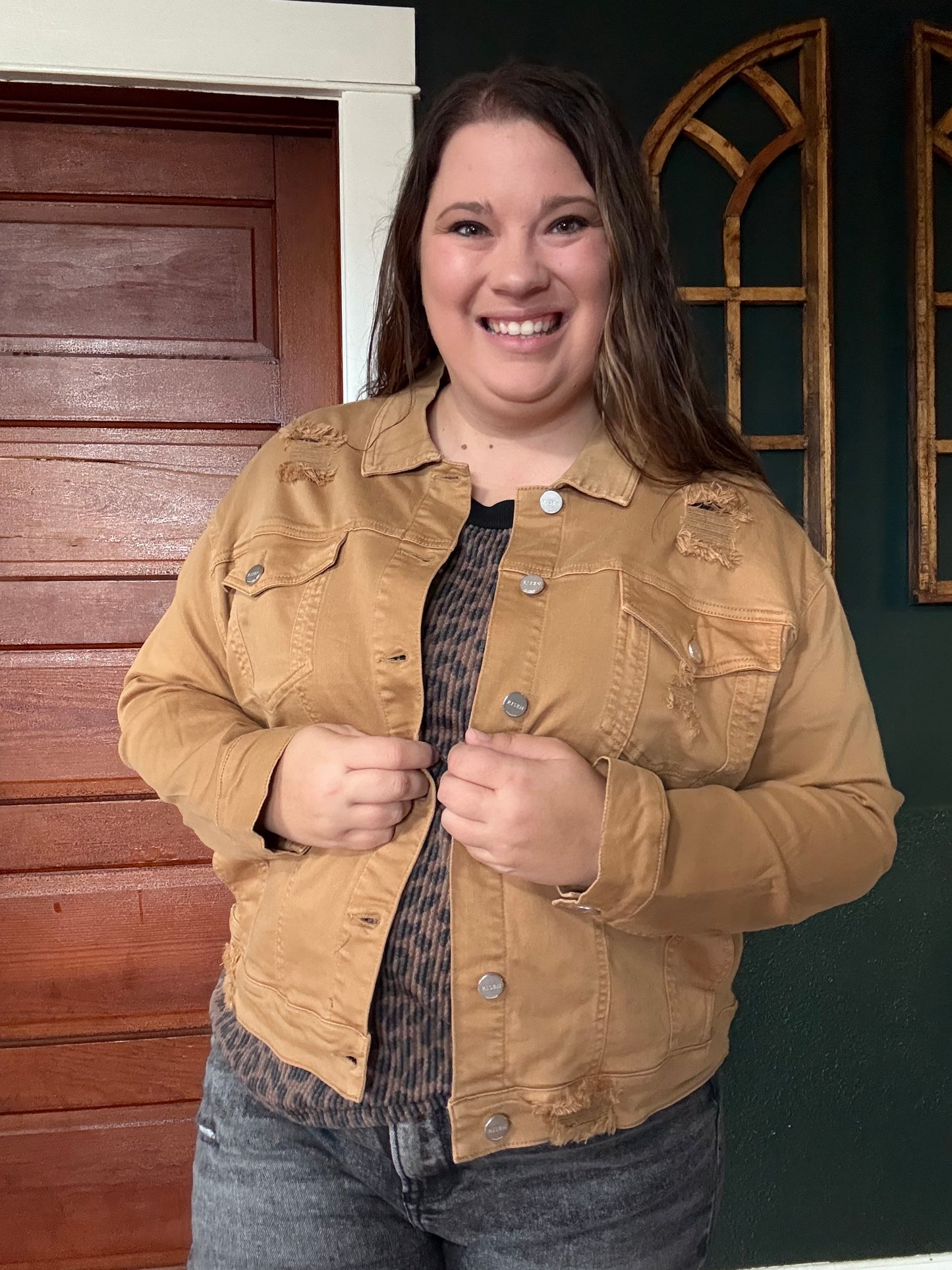 RISEN: OVERSIZED DISTRESSED JACKET