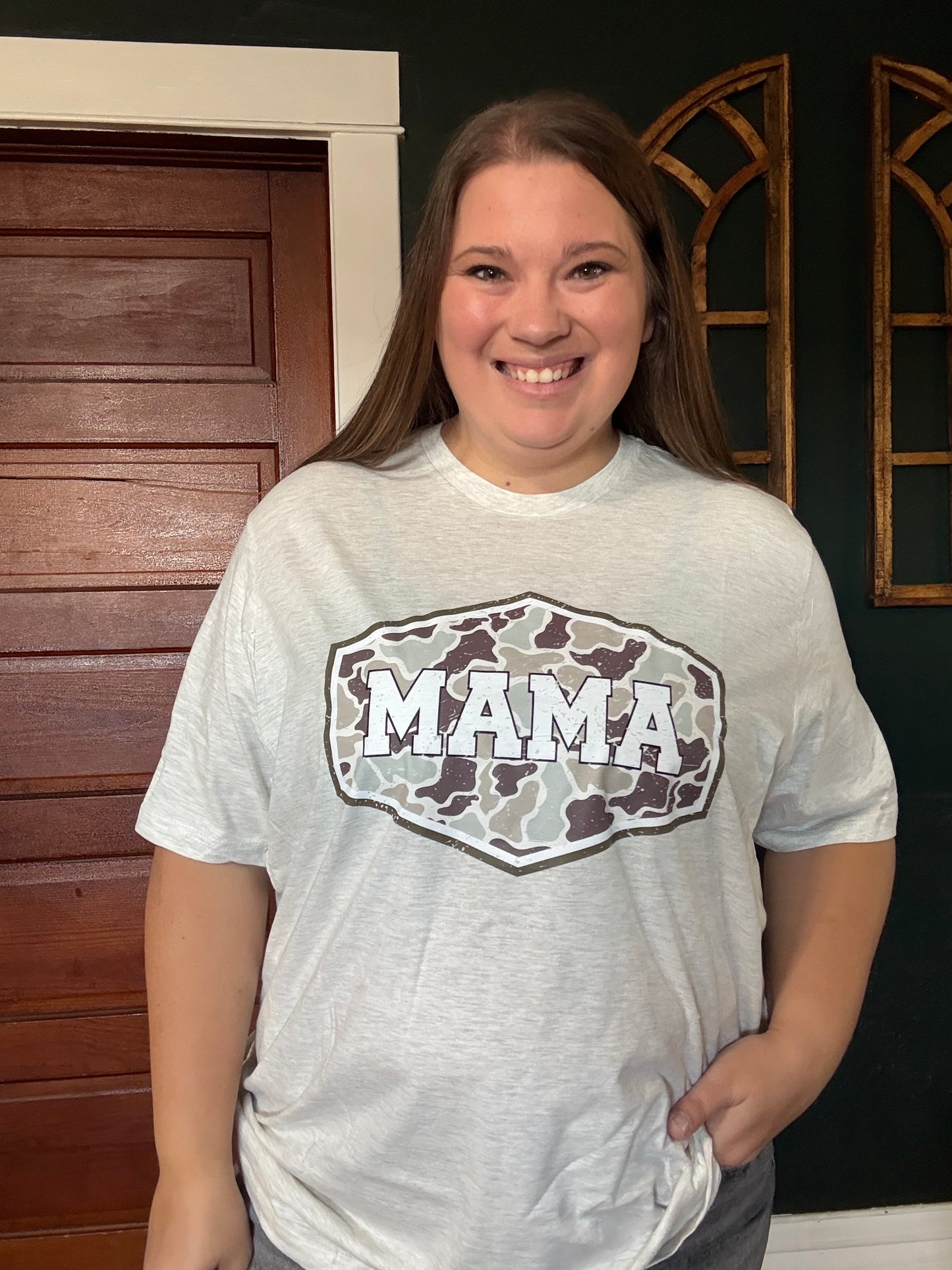 MAMA CAMO HEX TEE