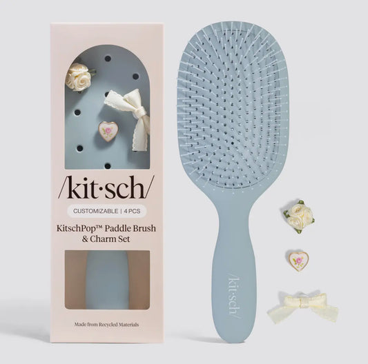 KITSCHPOP PADDLE BRUSH HAZE BLUE BRUSH MWB