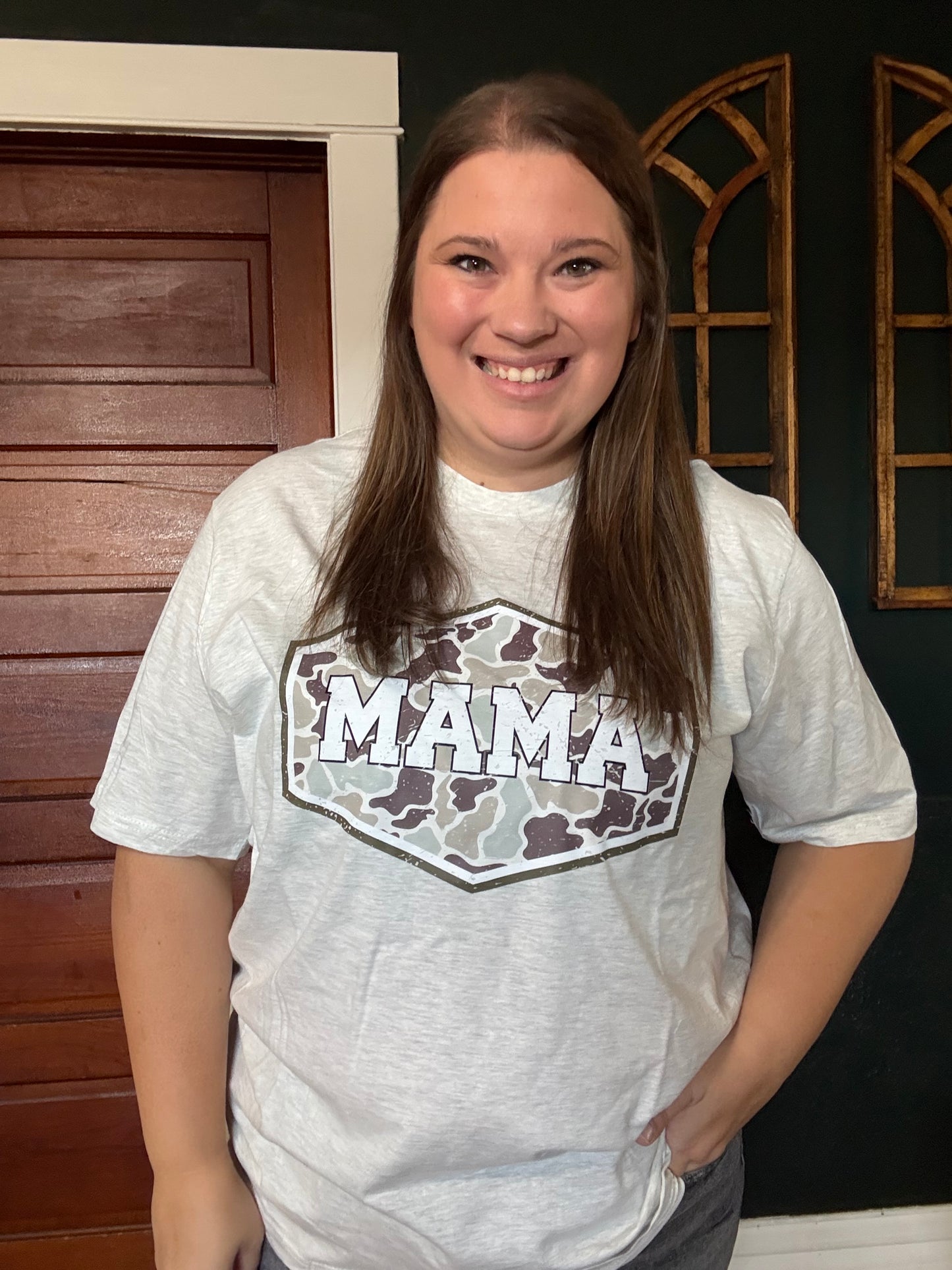 MAMA CAMO HEX TEE