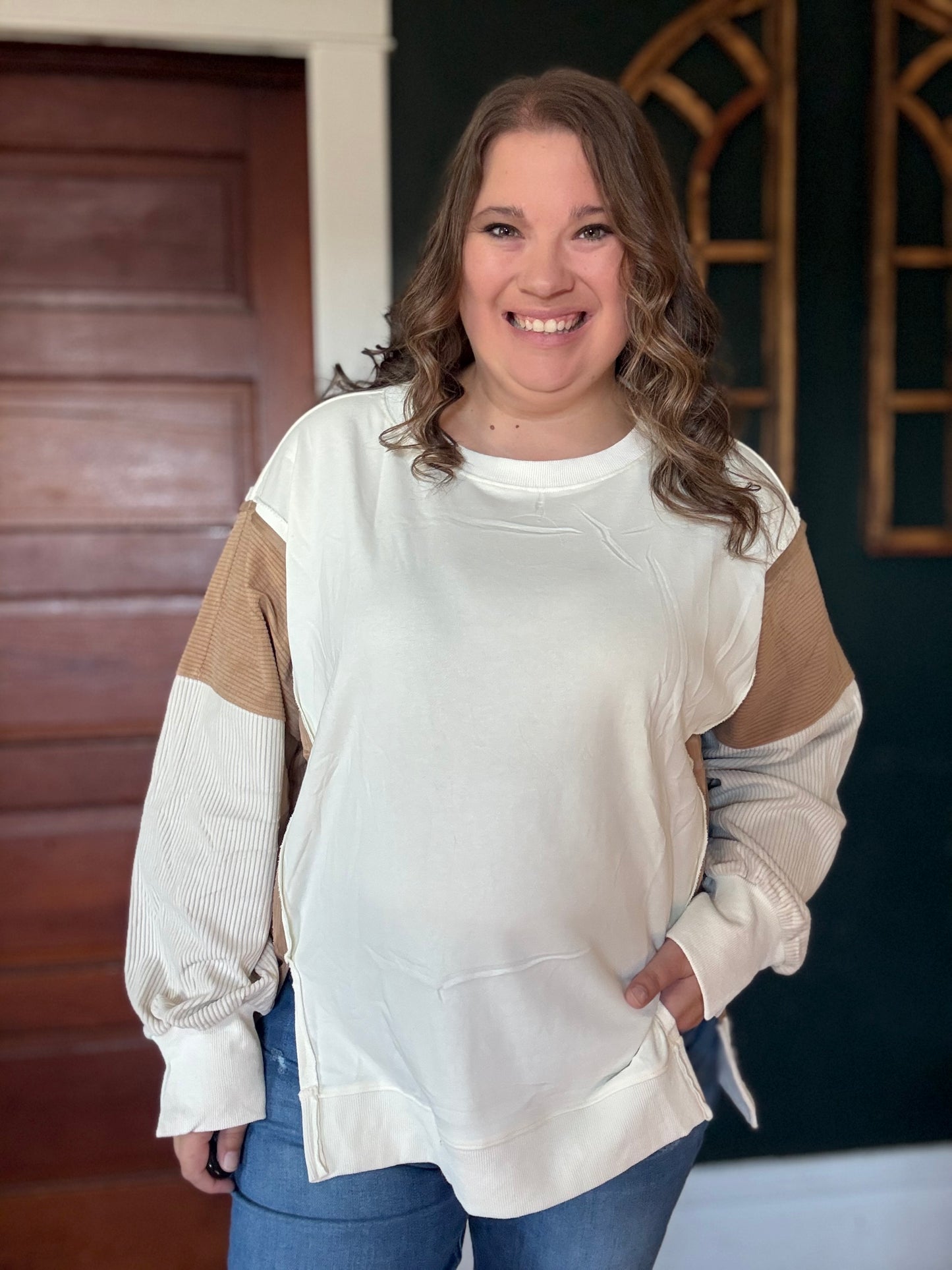 COLOR BLOCK PULLOVER