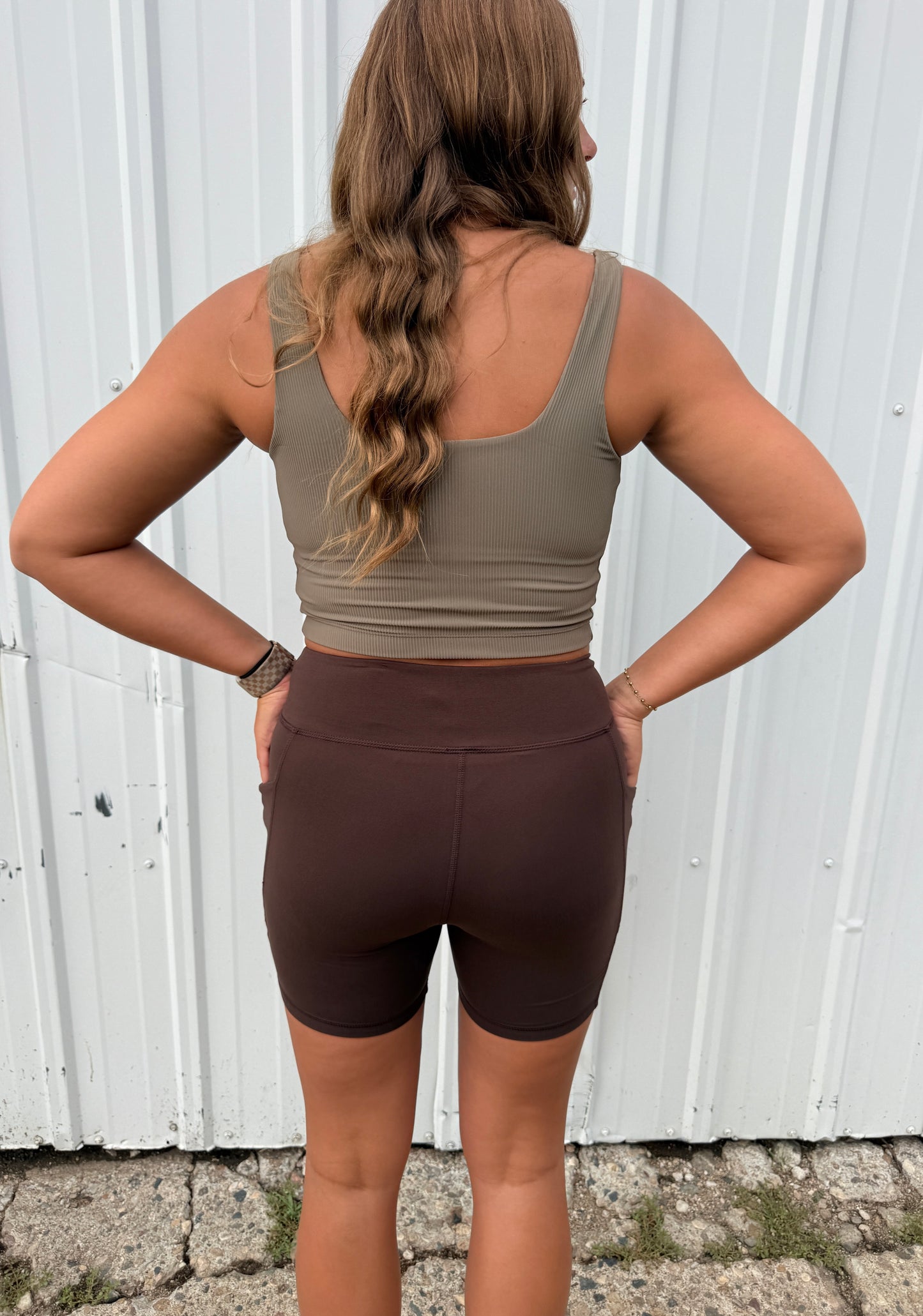 6 INCH BIKER SHORTS ESPRESSO