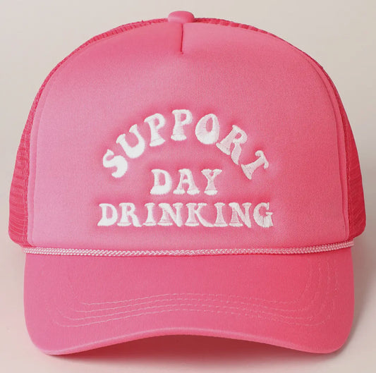 PINK SUPPORT DAY DRINKING HAT