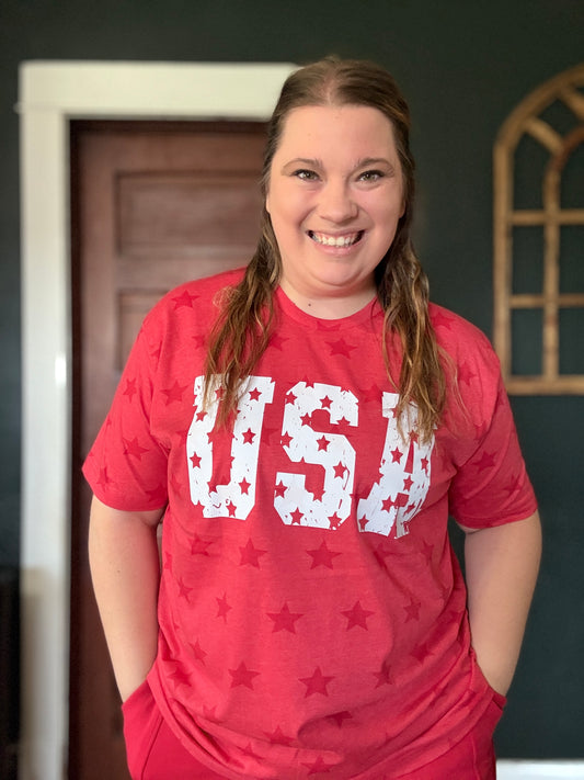USA STARS TEE