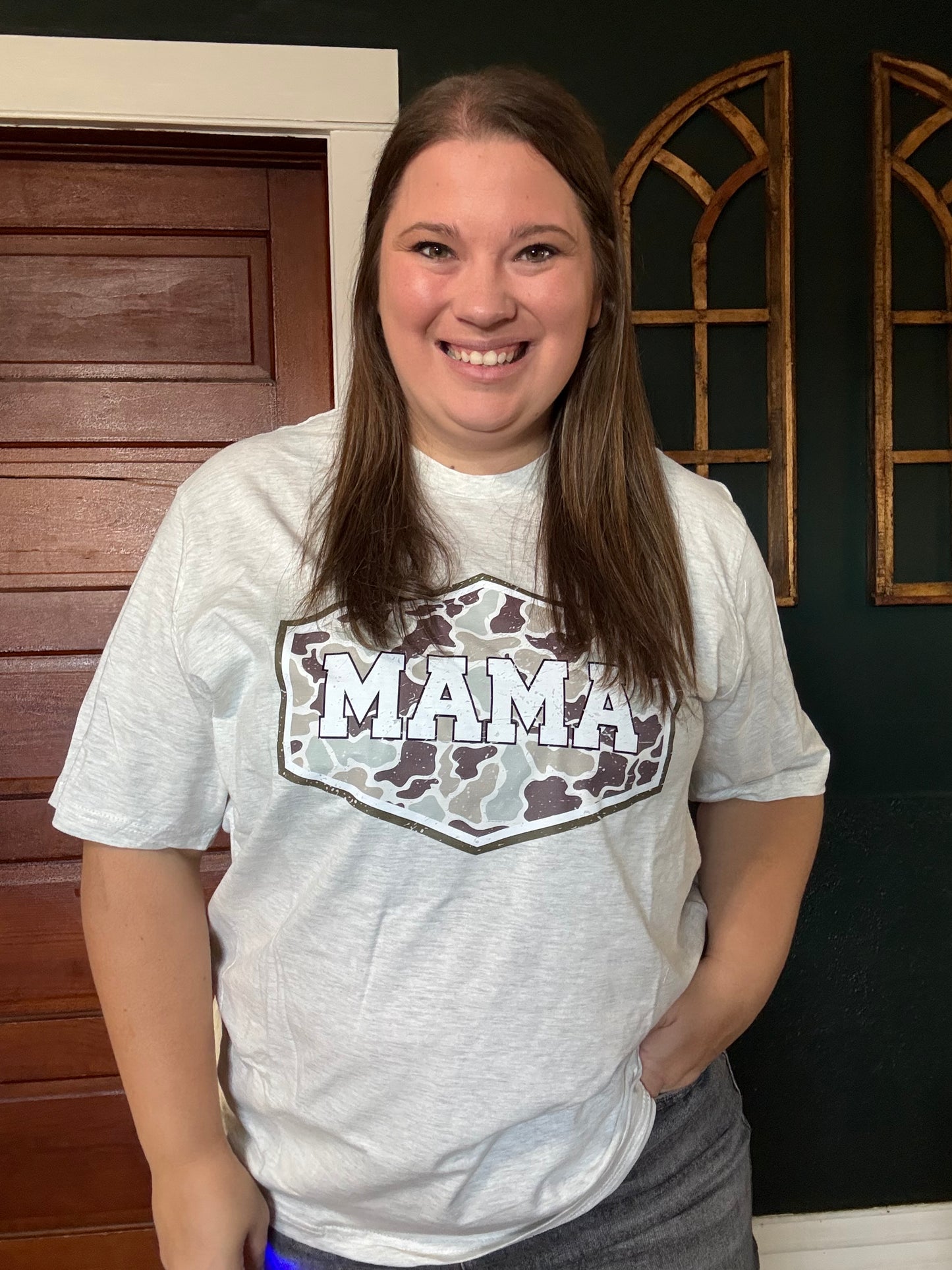 MAMA CAMO HEX TEE
