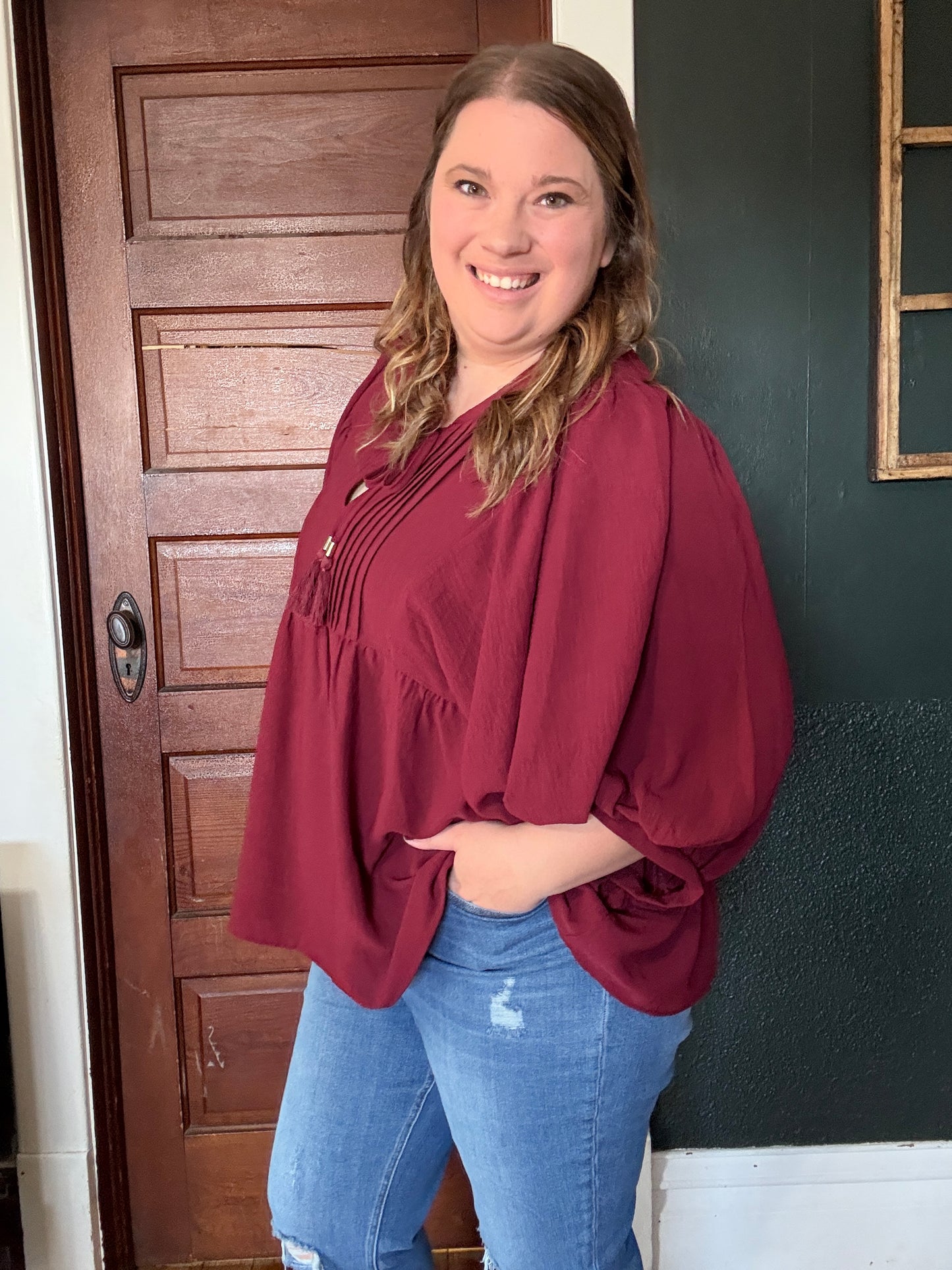 9 TO 5 BLOUSE