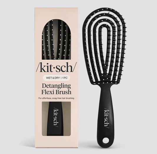 KITSCH DETANGLING FLEXI BRUSH BLACK MWB