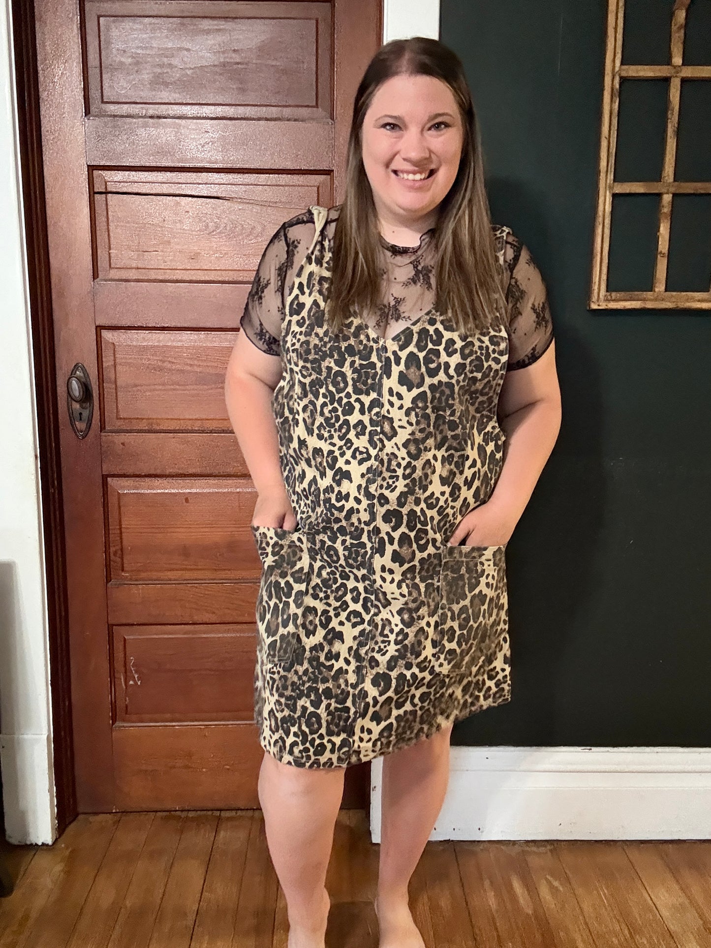 LEOPARD MINI DRESS