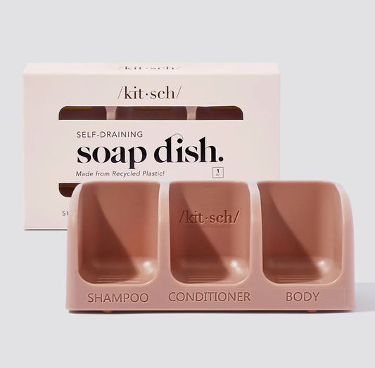 KITSCH SELF DRAINING SOAP DISH MWB