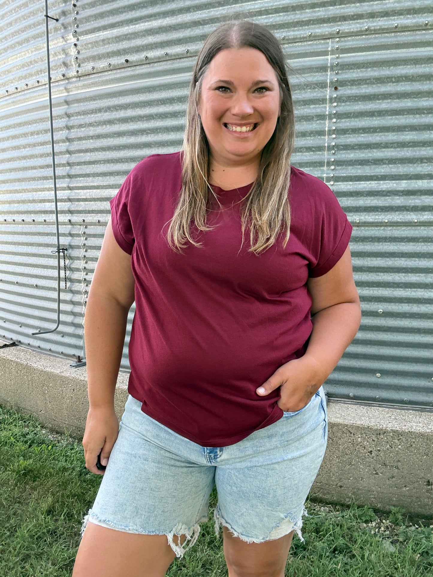 EVERYDAY TEE CABERNET