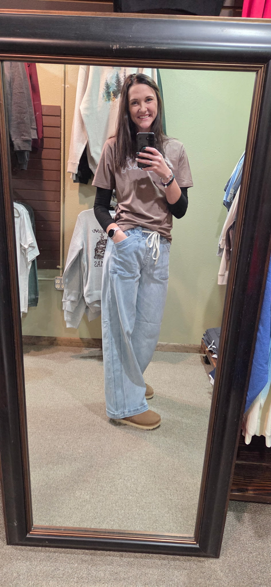 RISEN: HIGH RISE STRAIGHT PULL ON DENIM RDP5745