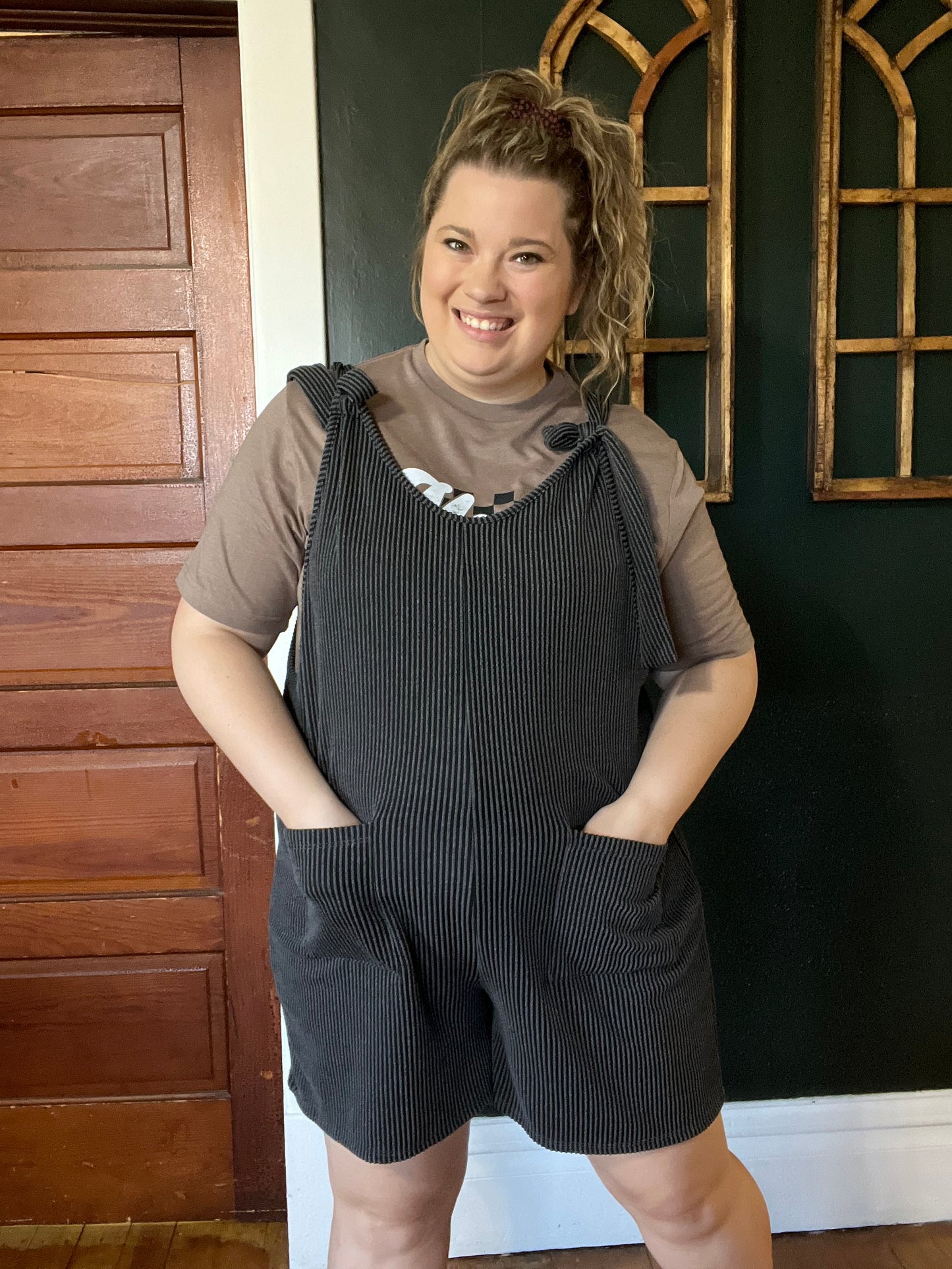TIME TO ROCK RIBBED ROMPER