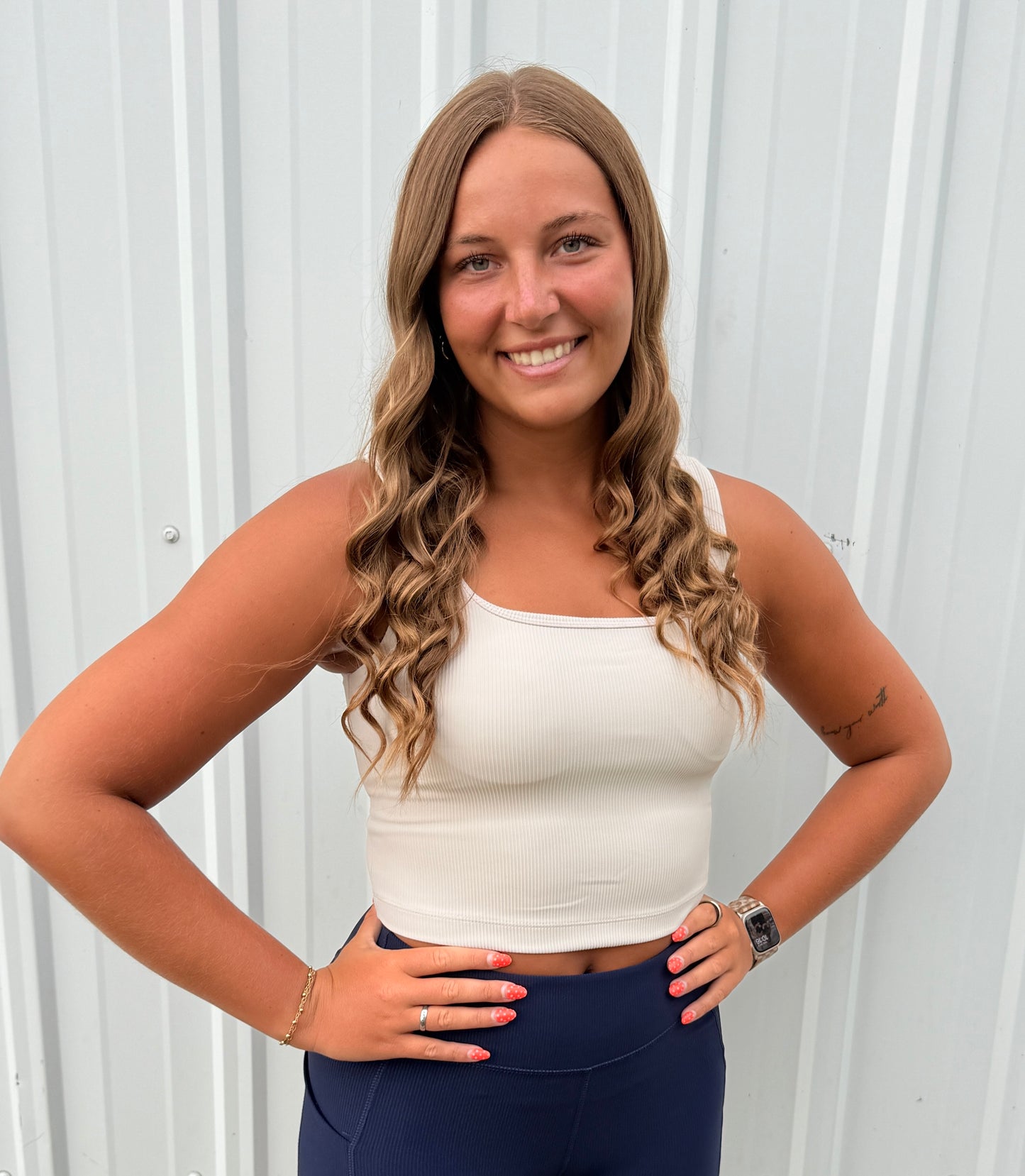 RIBBED SPORTS BRA MOCHA CREAM