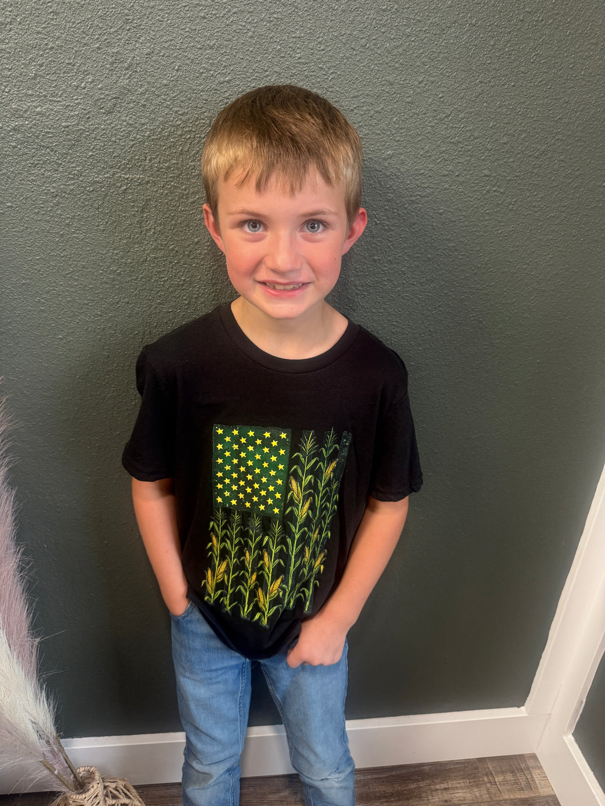YOUTH CORNSTALK FLAG TEE