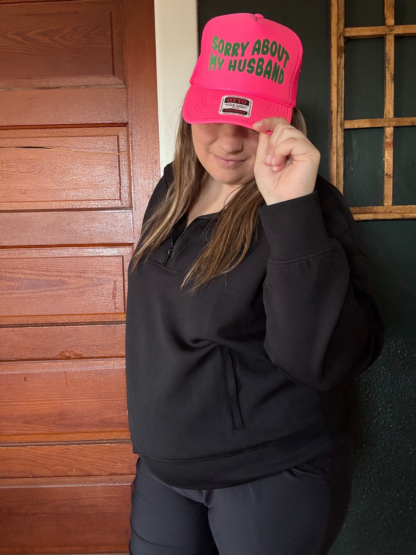 SORRY ABOUT MY HUSBAND HAT