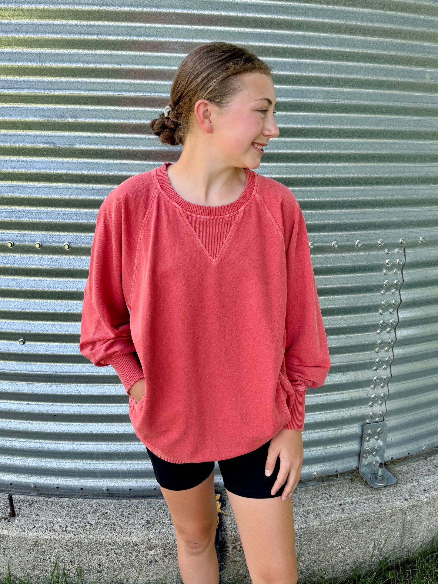 FRENCH TERRY PULLOVER TTW-5176