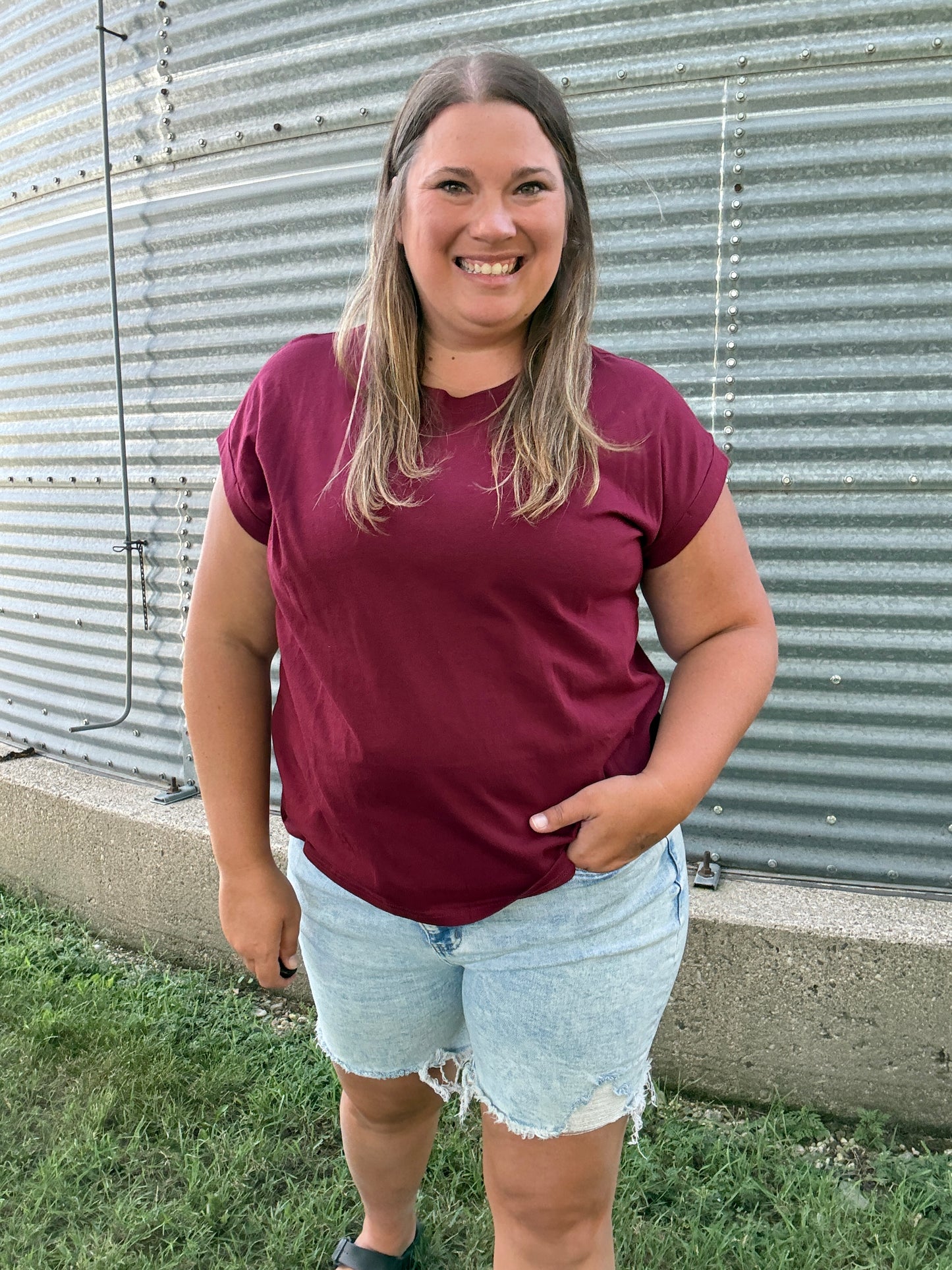 EVERYDAY TEE CABERNET