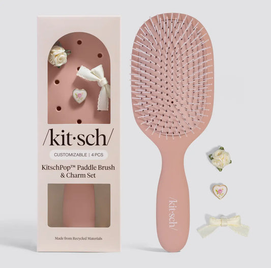 KITSCHPOP PADDLE BRUSH TERRACOTTA BRUSH MWB