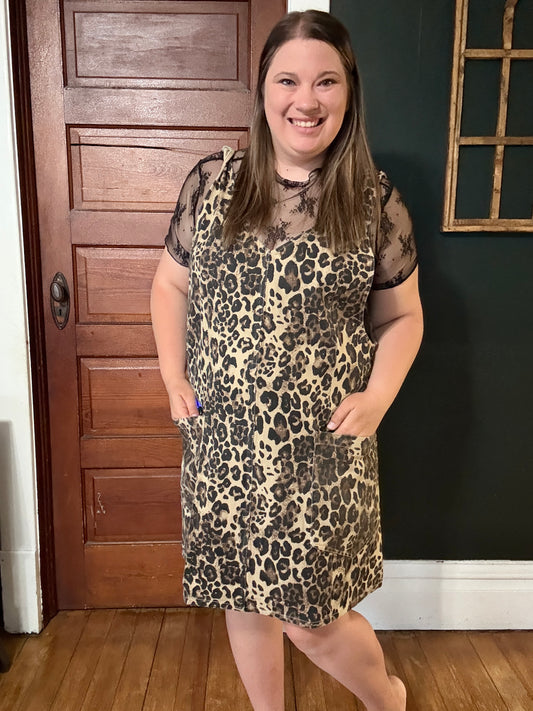 LEOPARD MINI DRESS