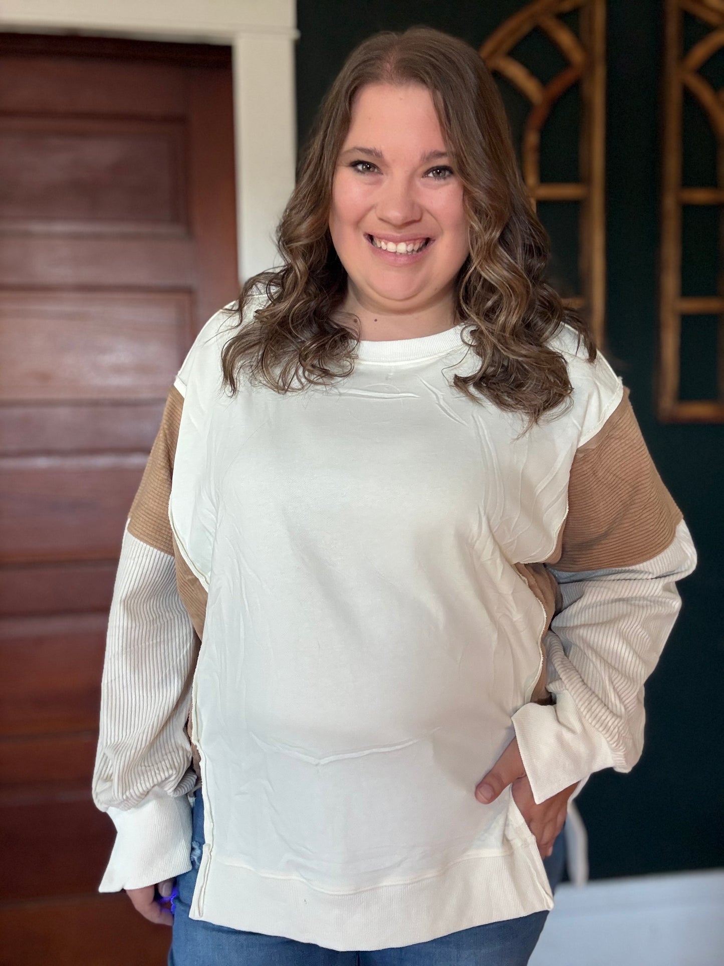 COLOR BLOCK PULLOVER