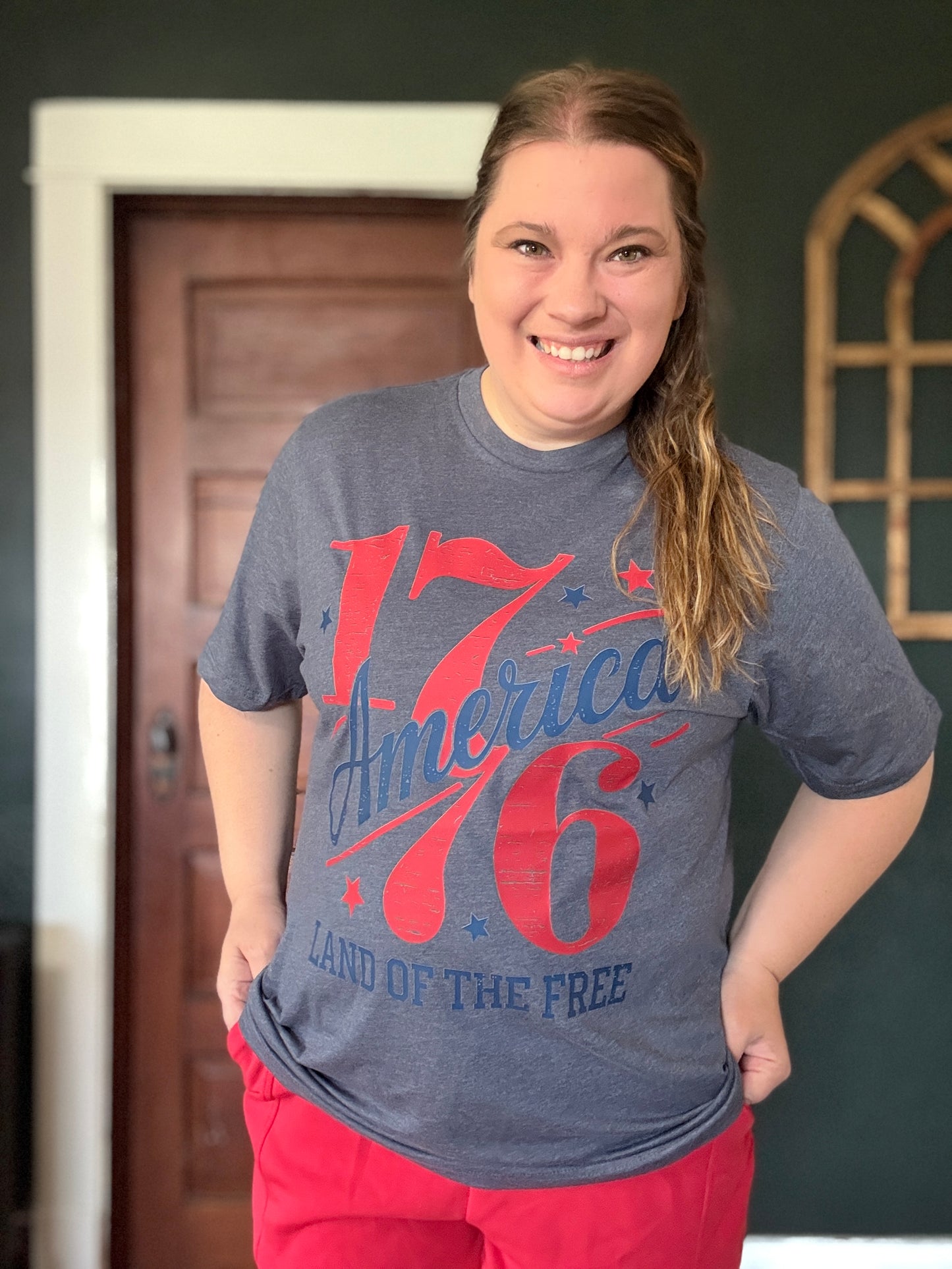 1776 LAND OF THE FREE TEE