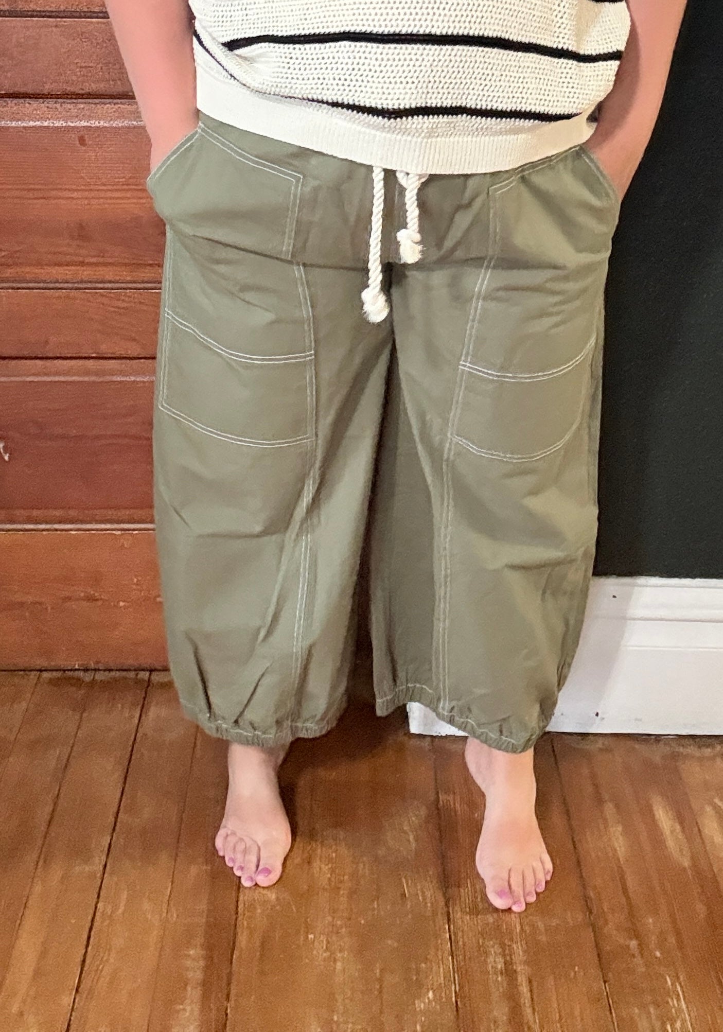 MOSS COTTON PANTS
