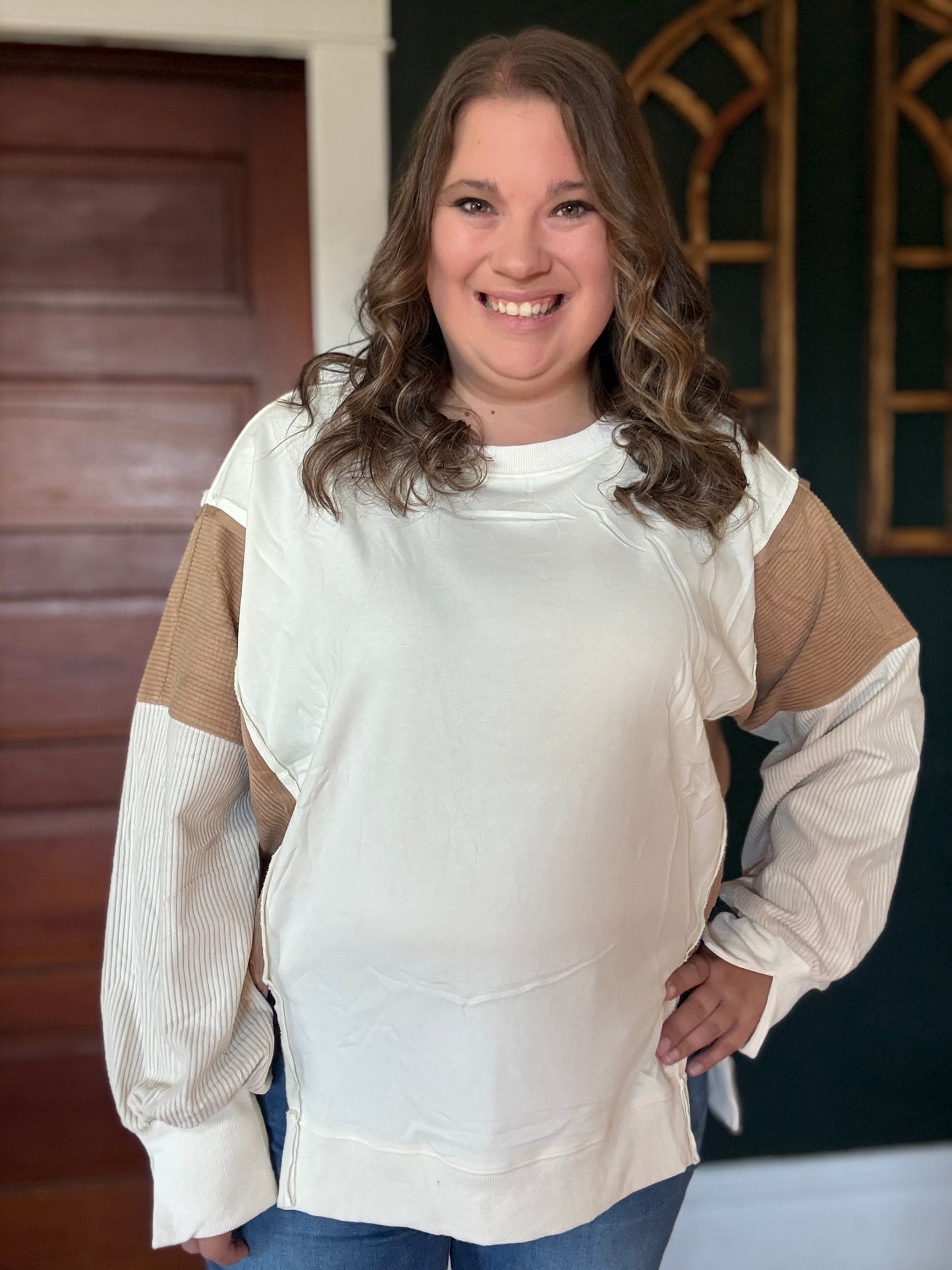 COLOR BLOCK PULLOVER