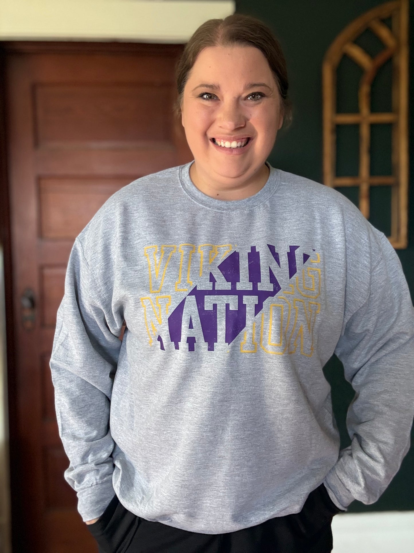 VIKINGS NATION CREWNECK