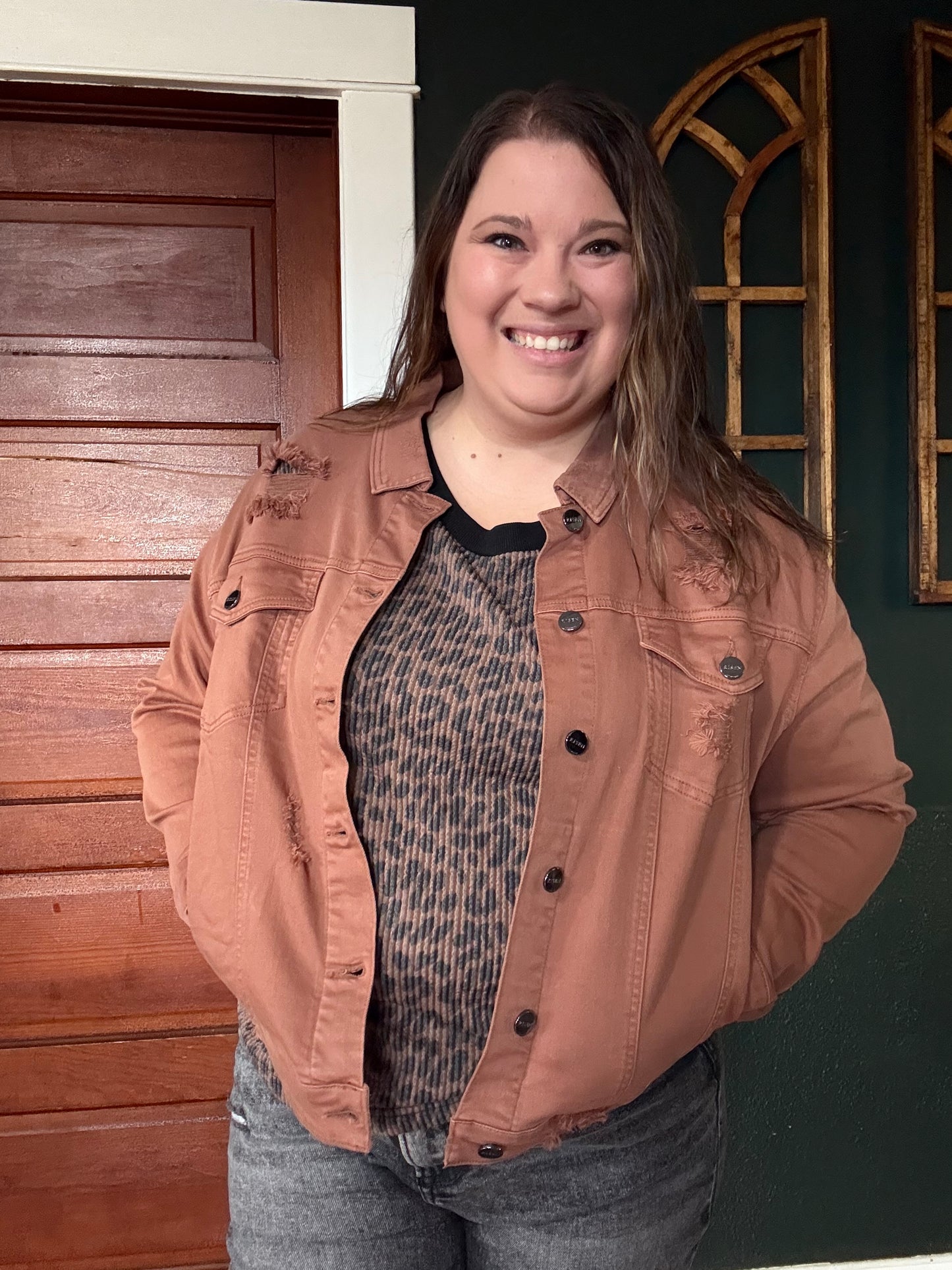 RISEN: OVERSIZED DISTRESSED JACKET