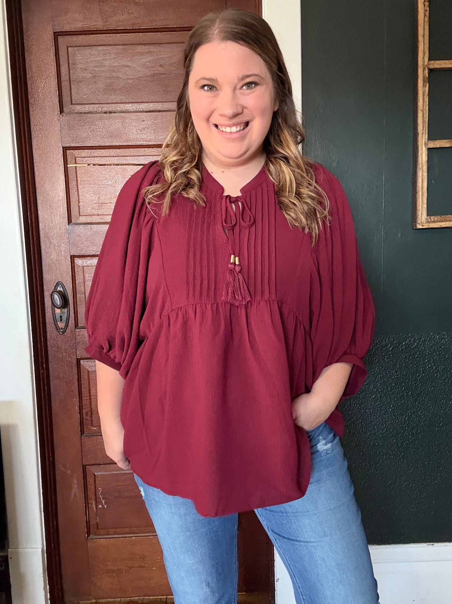 9 TO 5 BLOUSE