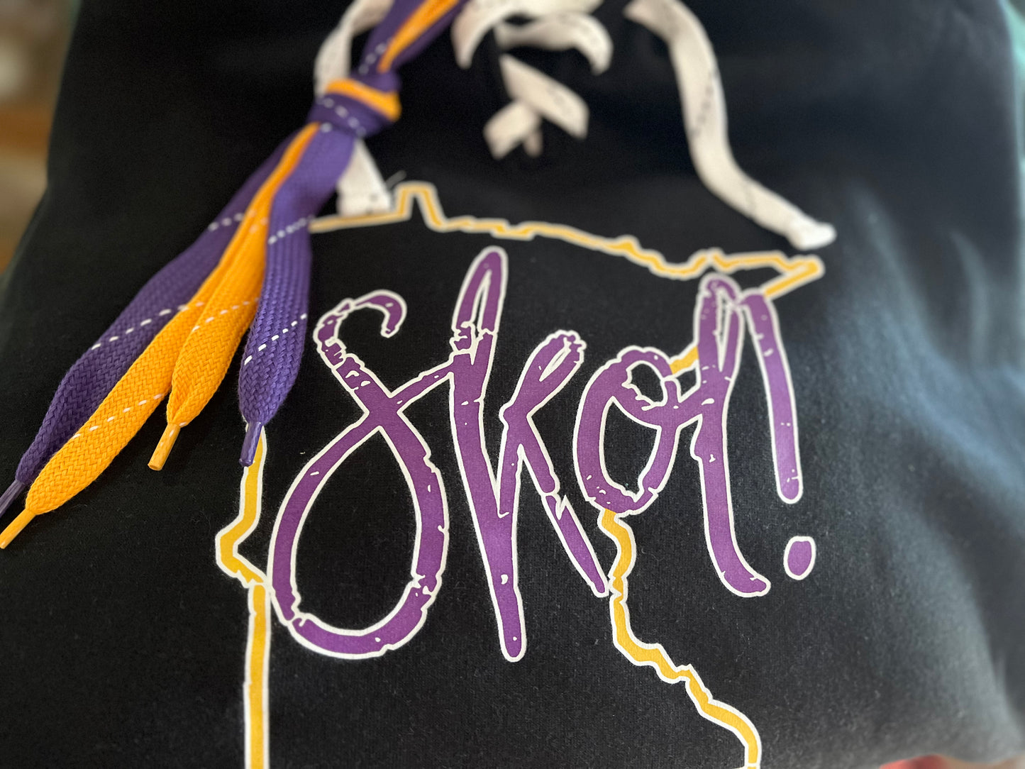 SKOL LACE UP HOODIE