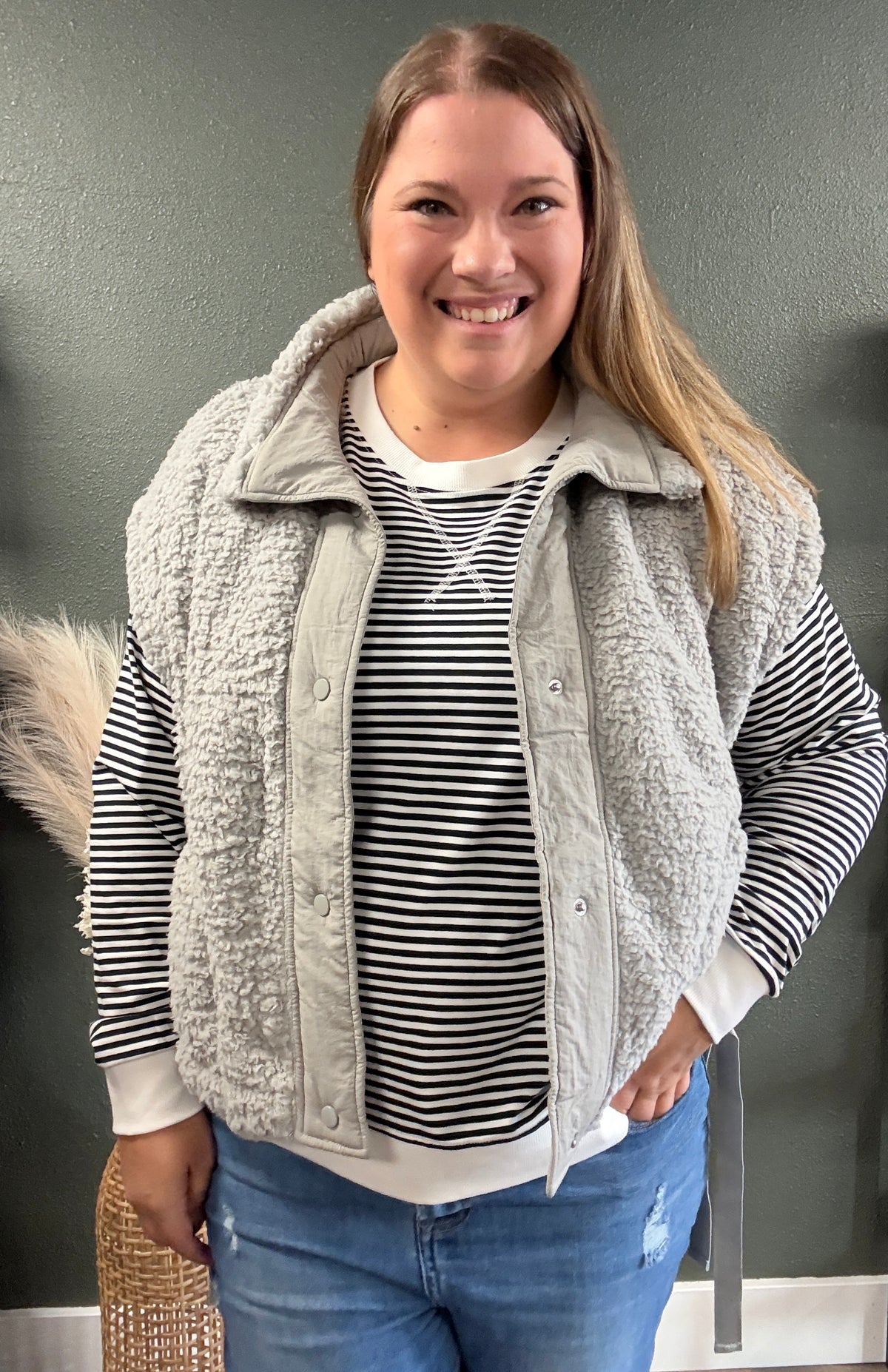 LATE NIGHT TOP NAVY