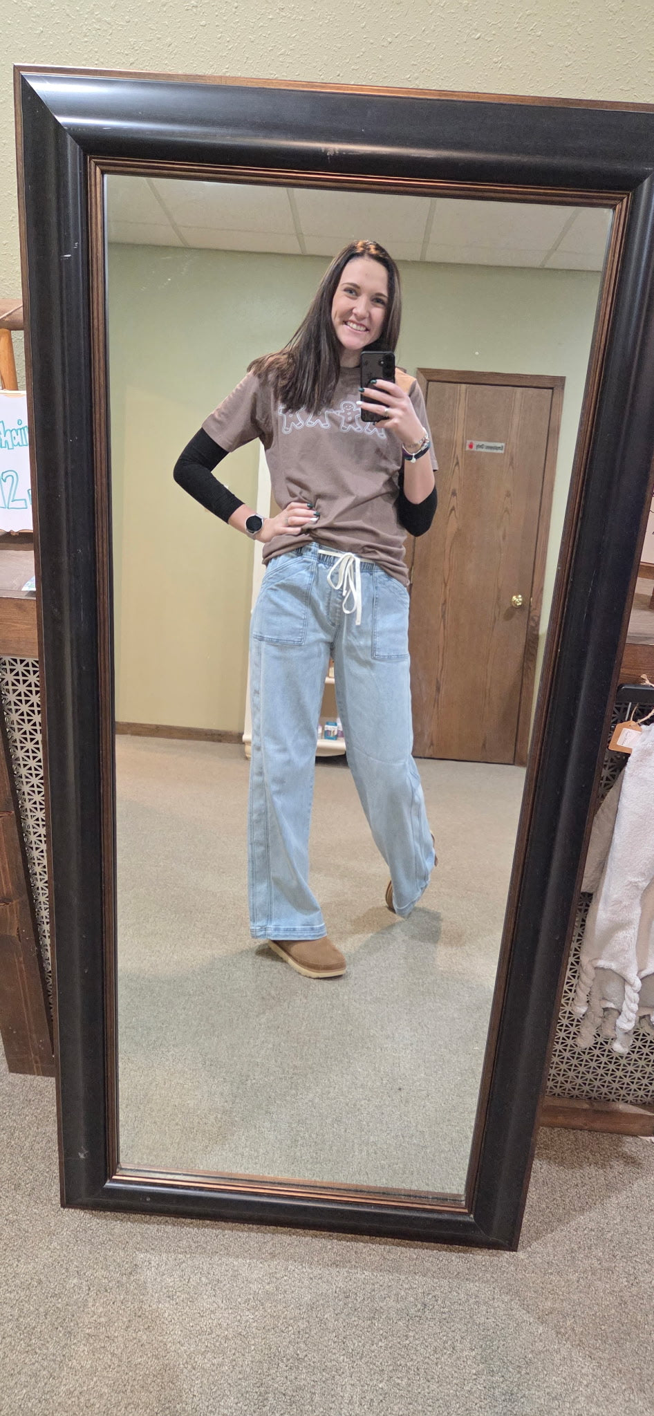 RISEN: HIGH RISE STRAIGHT PULL ON DENIM RDP5745