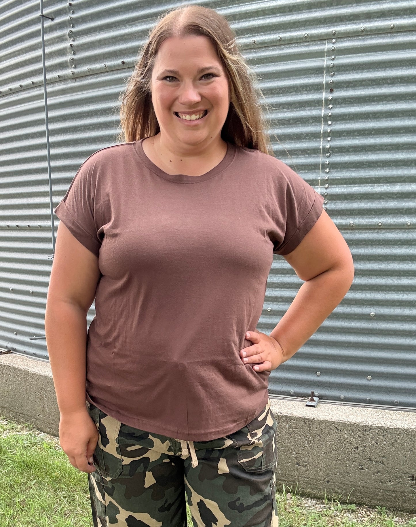 EVERYDAY TEE BROWN