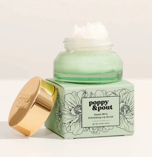 Poppy & Pout lip scrub