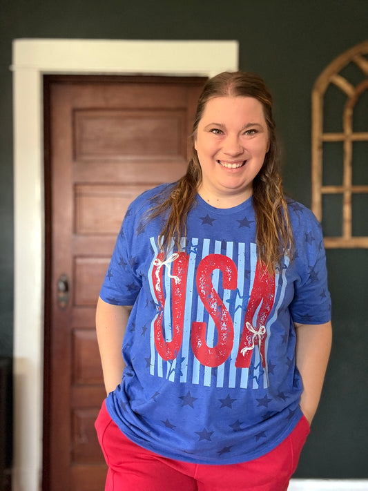 USA STARS & STRIPES TEE