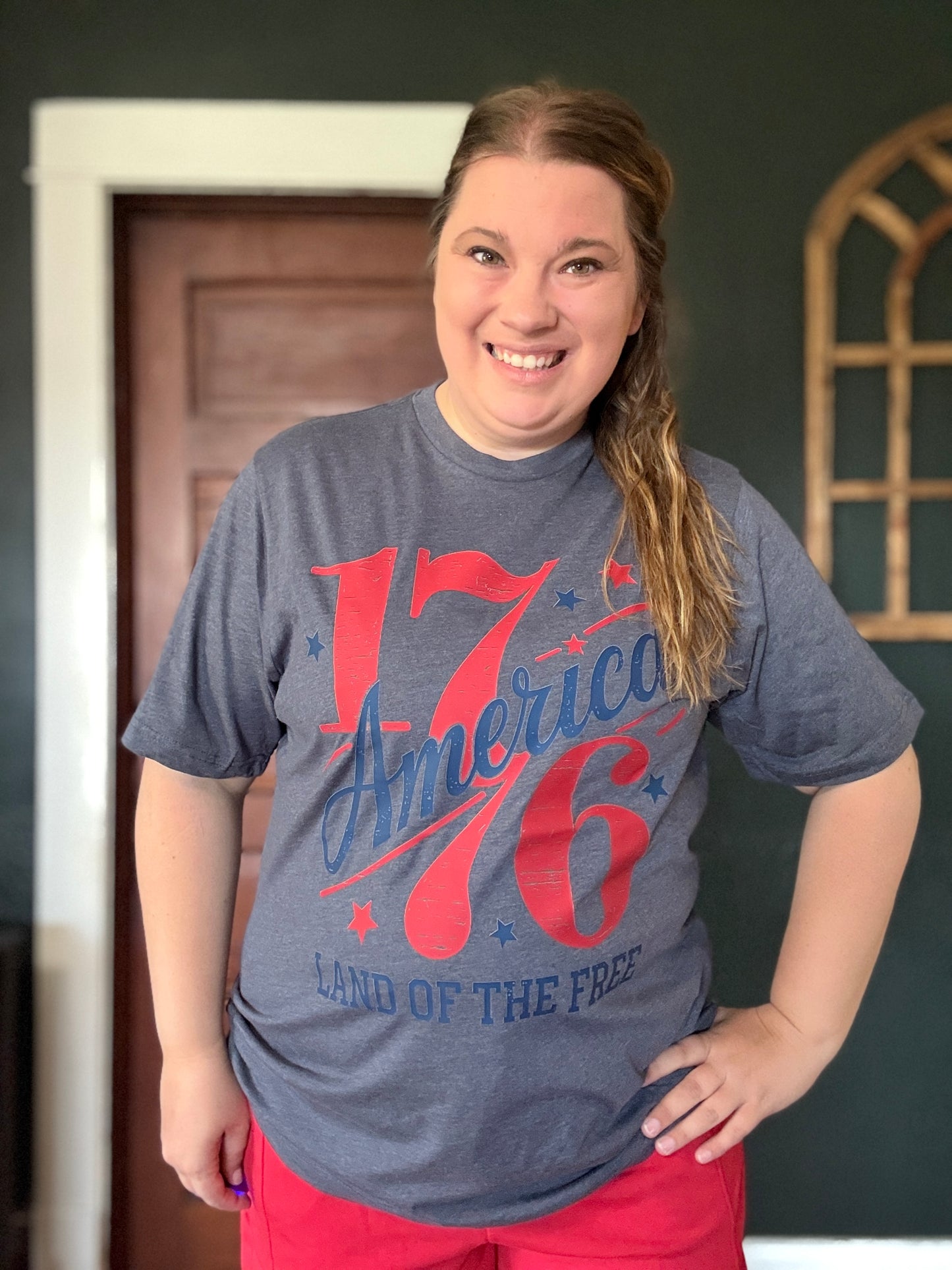 1776 LAND OF THE FREE TEE